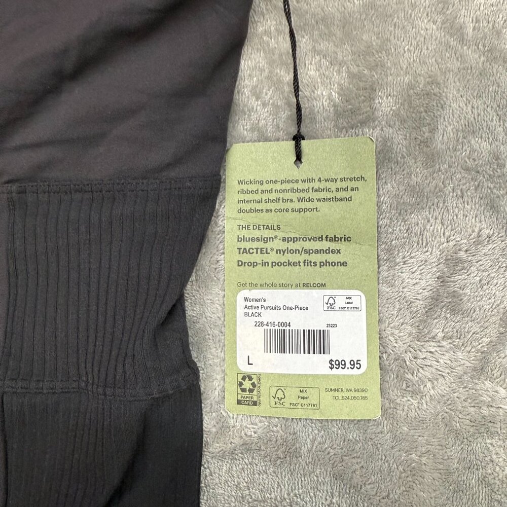 REI Co-op Active Pursits one piece romper womens Large outdoor performance - Picture 2 of 9